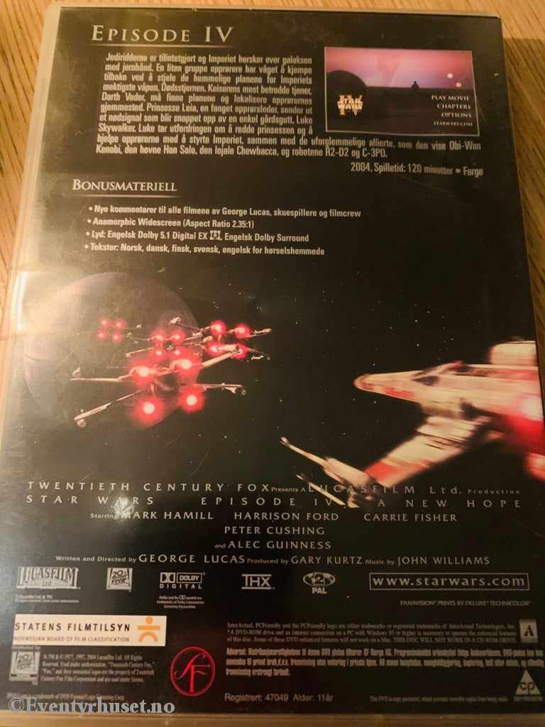Star Wars Iv - New Hope. Dvd. Dvd