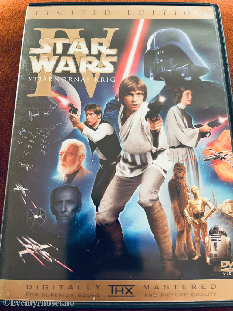 Star Wars Iv - New Hope. Dvd. Svensk Utgave. Dvd
