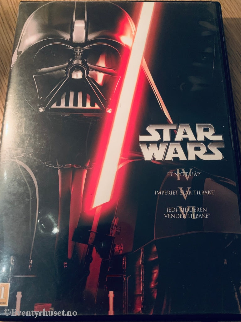 Star Wars Iv-V-Vi. Dvd Samleboks.