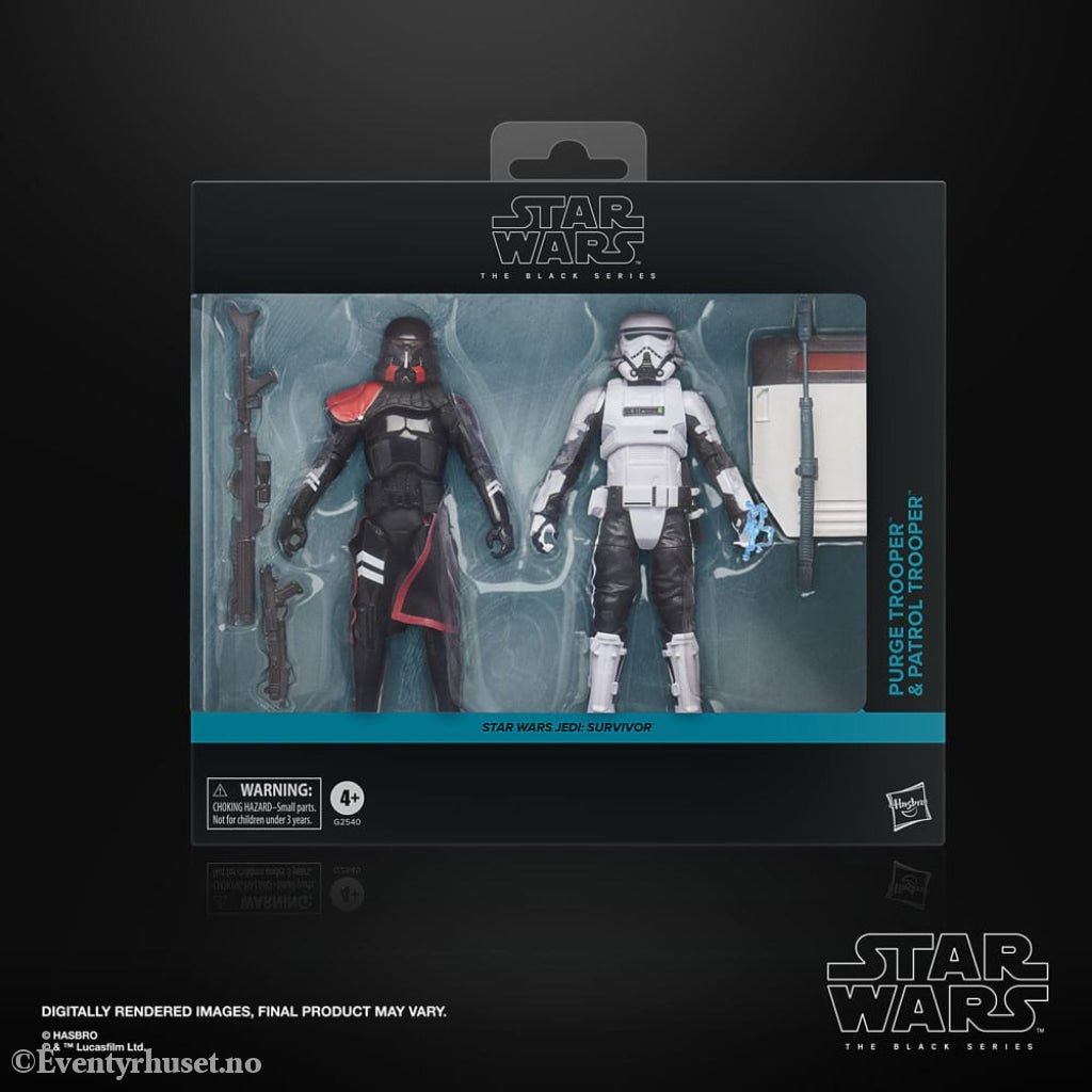 Star Wars Jedi: Survivor Black Series Action Figure 2-Pack Purge Trooper & Patrol Trooper 15 cm Toys