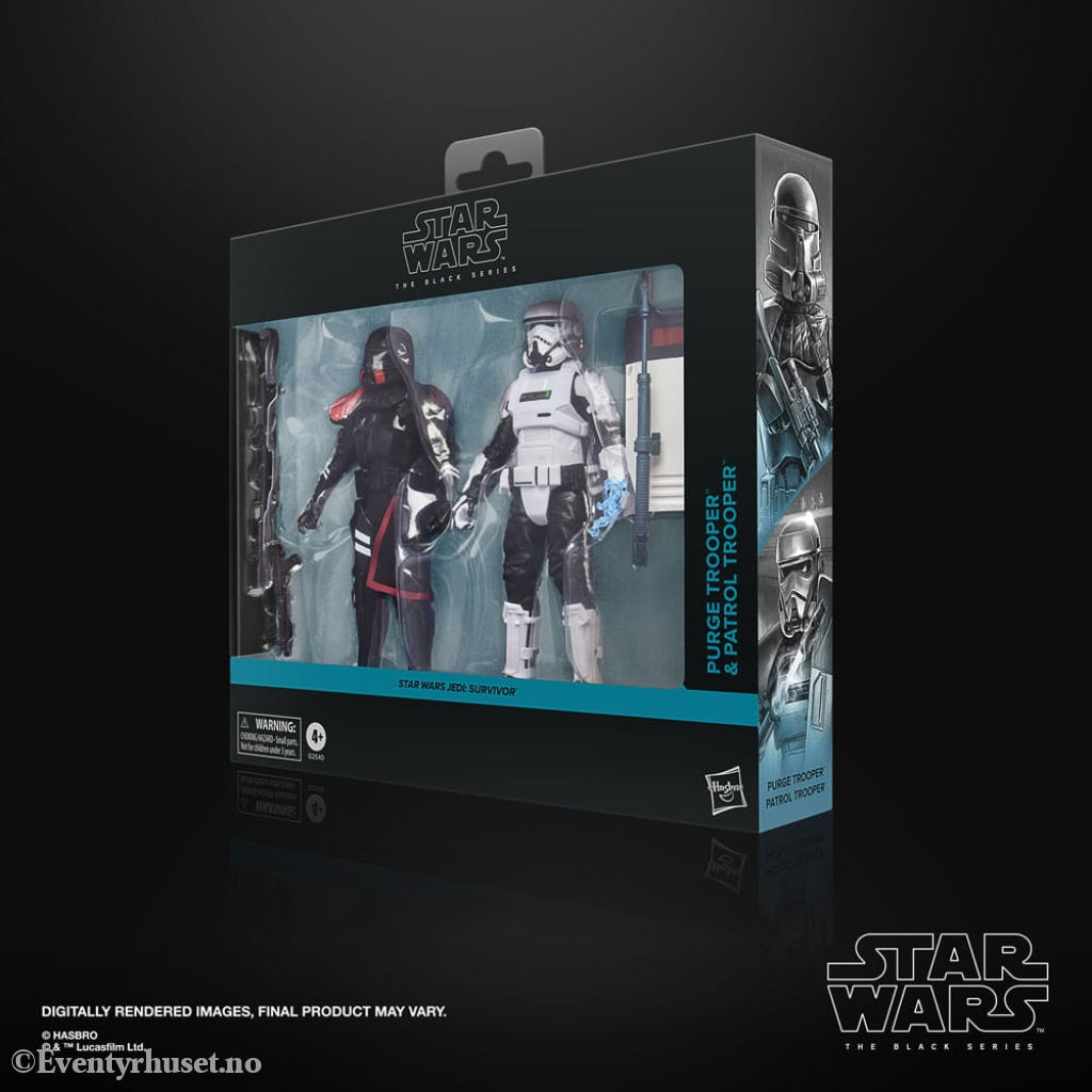 Star Wars Jedi: Survivor Black Series Action Figure 2-Pack Purge Trooper & Patrol Trooper 15 cm Toys