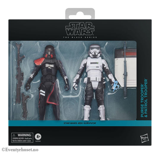 Star Wars Jedi: Survivor Black Series Action Figure 2-Pack Purge Trooper & Patrol Trooper 15 cm Toys
