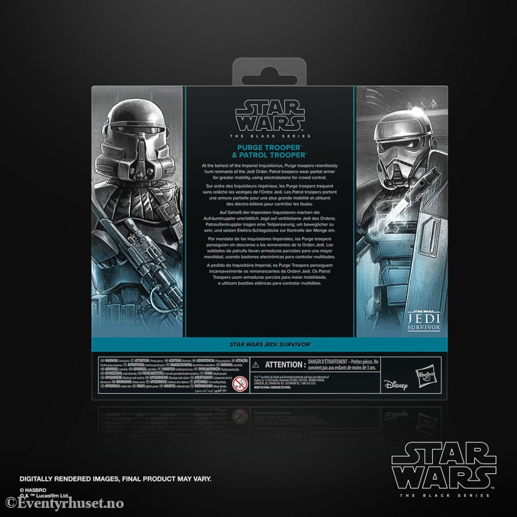 Star Wars Jedi: Survivor Black Series Action Figure 2-Pack Purge Trooper & Patrol Trooper 15 cm Toys