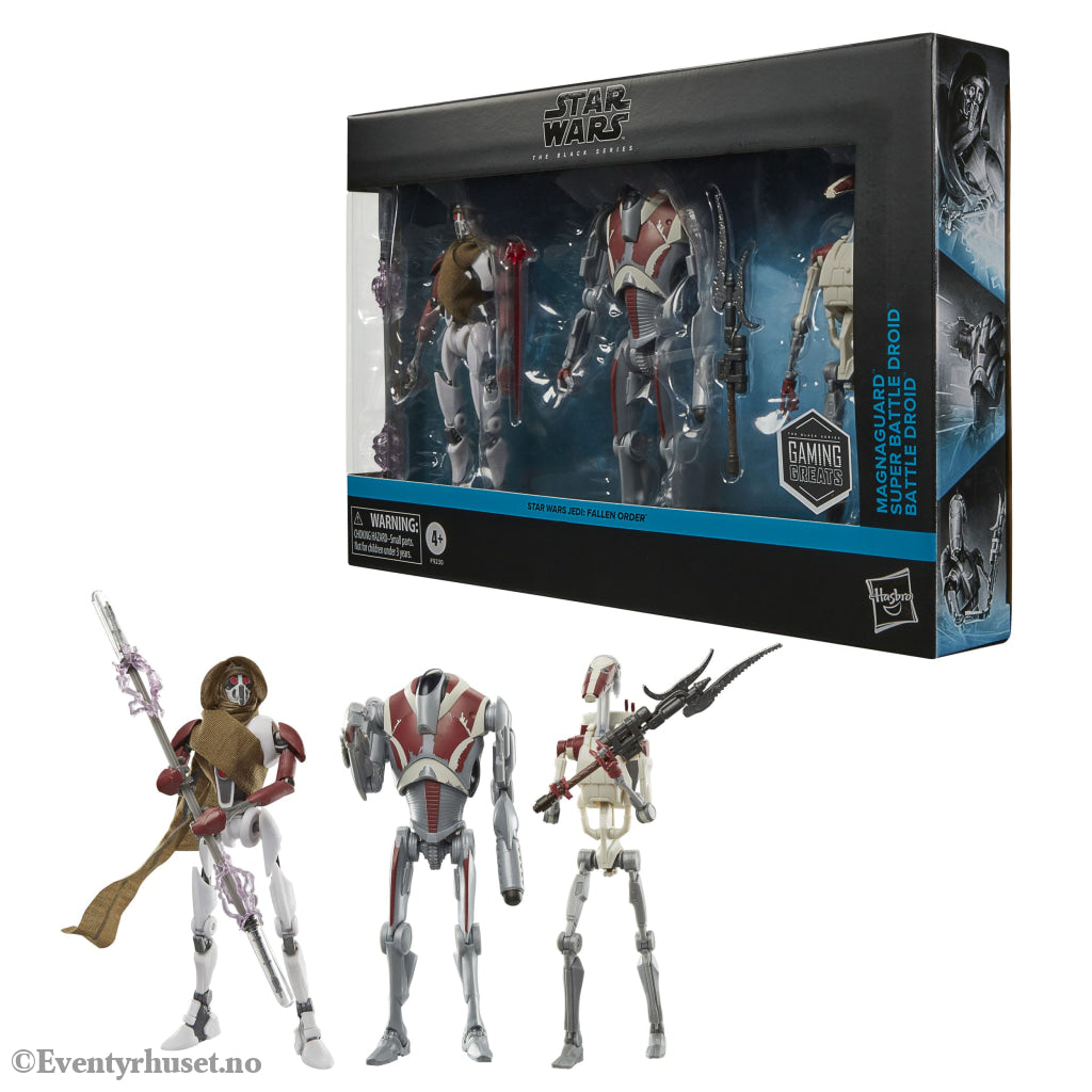 Star Wars Jedi: Survivor Black Series Action Figure 3-Pack Magna Guard Super Battle Droid & Battle Droid. Mint In