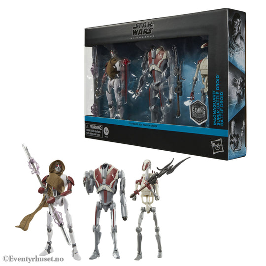 Star Wars Jedi: Survivor Black Series Action Figure 3-Pack Magna Guard Super Battle Droid & Battle Droid. Mint In