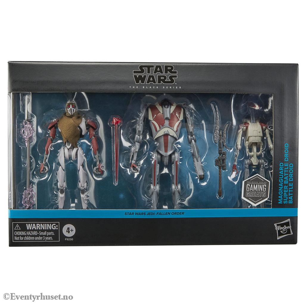 Star Wars Jedi: Survivor Black Series Action Figure 3-Pack Magna Guard Super Battle Droid & Battle Droid. Mint In