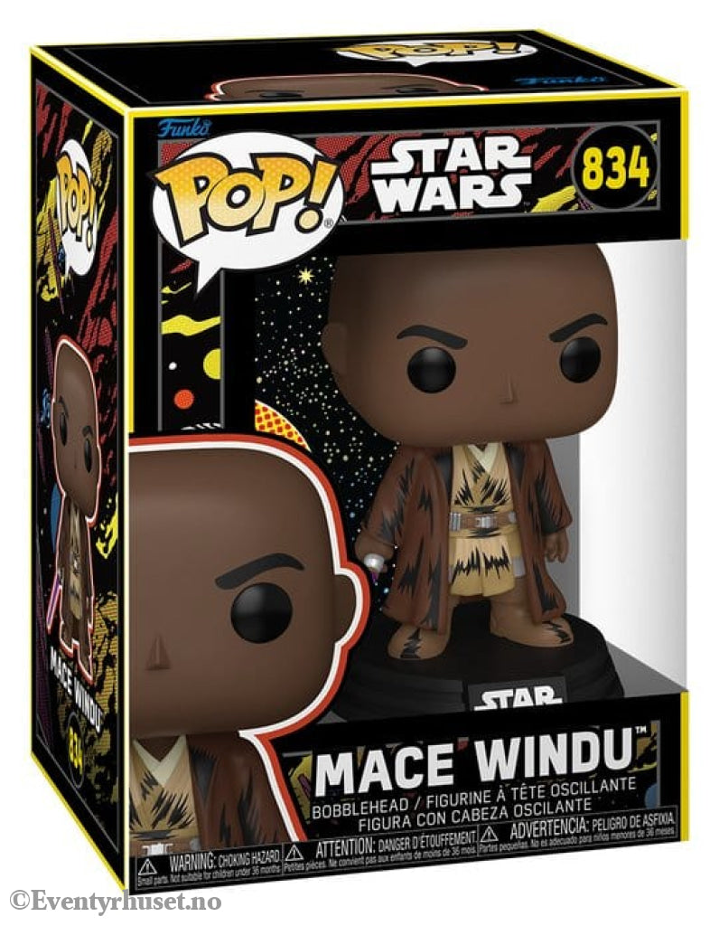 Star Wars: Mandalorian & Grogu POP! Vinyl Figure Mace Windu (Retro) 9 cm Collectibles