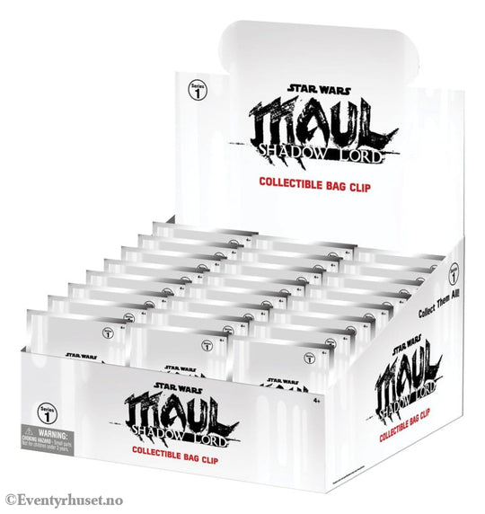 Star Wars: Maul - Shadow Lord 3D Foam Bag Clips Serie 1 Display (24) Fashion & Accessories