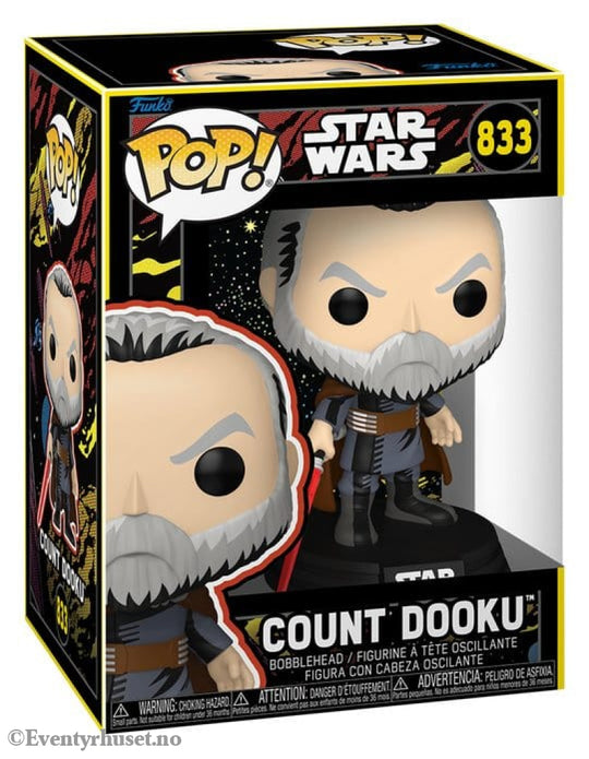 Star Wars: May the Fourth POP! Nooks Vinyl Figure Count Dooku (Retro) 9 cm Collectibles