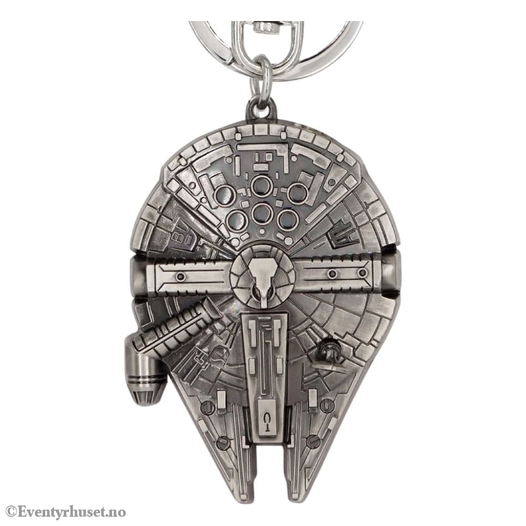 Star Wars Metal Keychain Millennium Falcon Fashion & Accessories