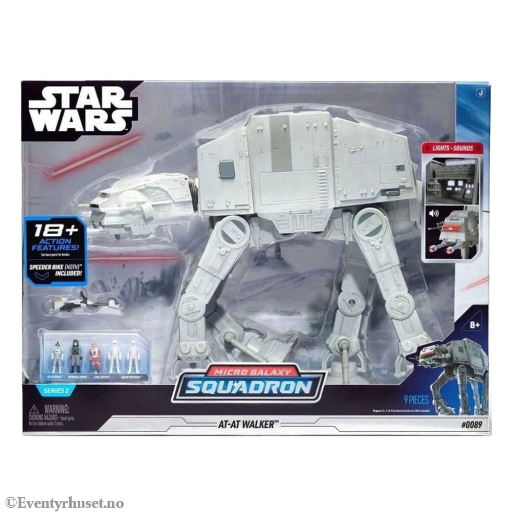 Star Wars Micro Galaxy Squadron Feature Vehicle with Figures Assault Class AT-AT 24 cm Collectibles