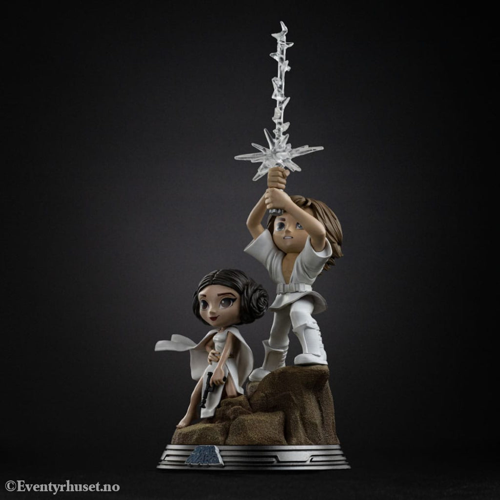 Star Wars Mini Co. PVC Figure Luke & Leia 30 cm Collectibles