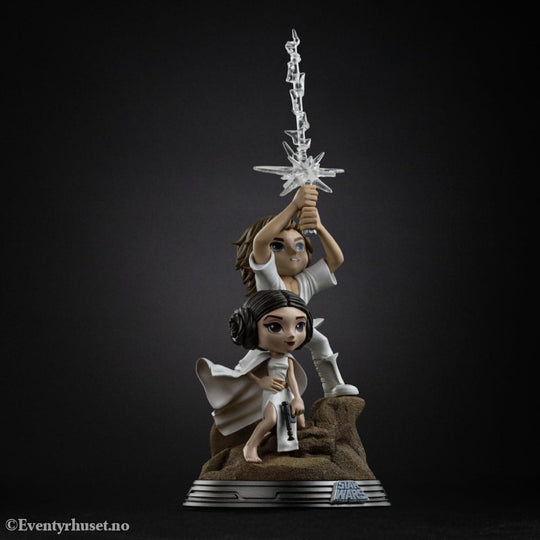 Star Wars Mini Co. PVC Figure Luke & Leia 30 cm Collectibles