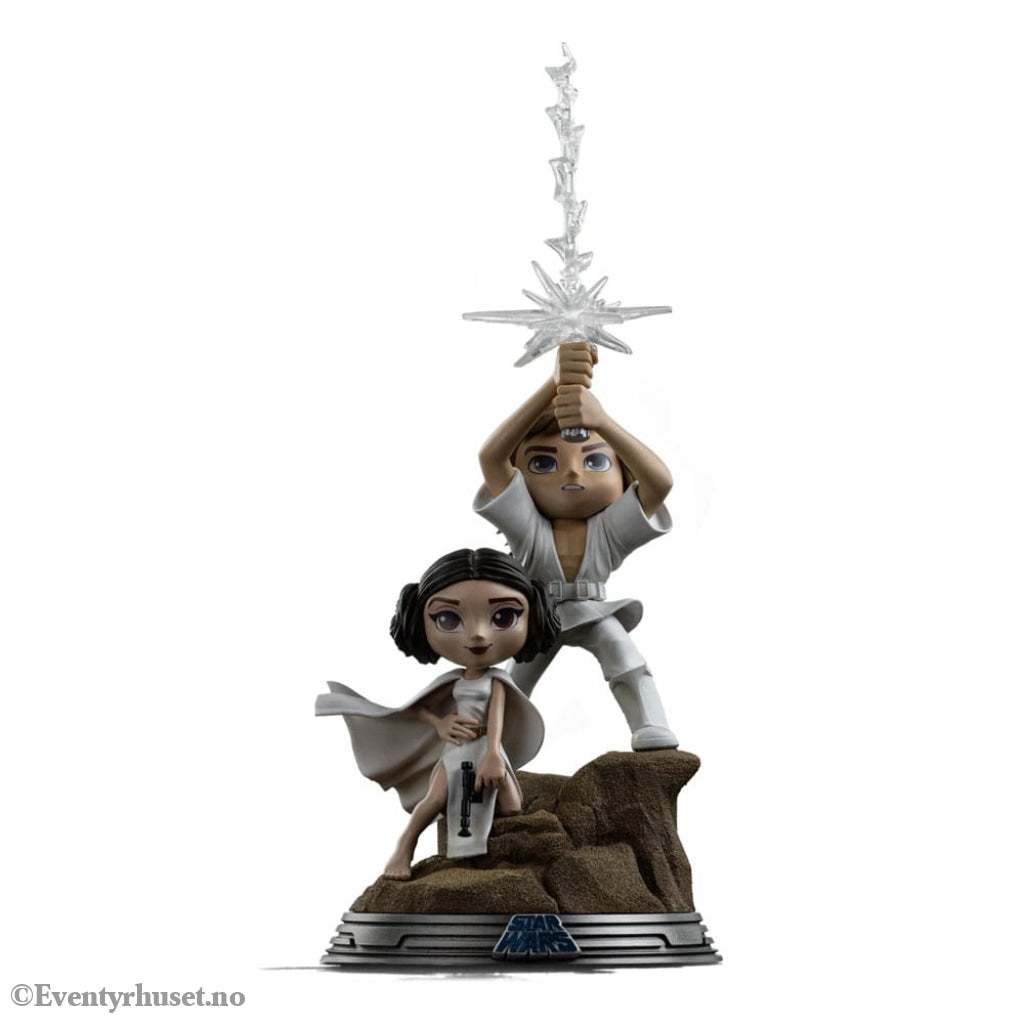Star Wars Mini Co. PVC Figure Luke & Leia 30 cm Collectibles