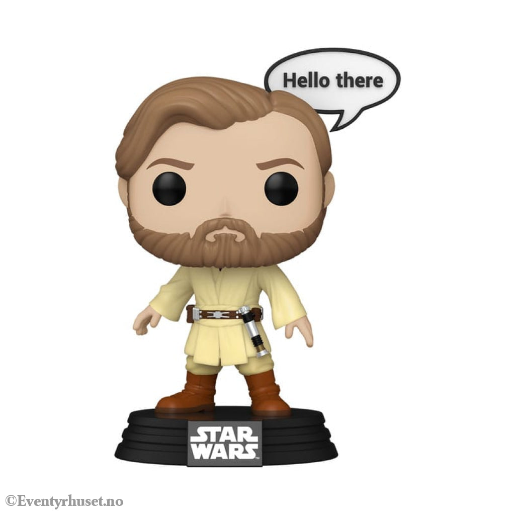 Star Wars: Sayings POP! Plus Movies Vinyl Figure Obi-Wan Kenobi 9 cm Collectibles