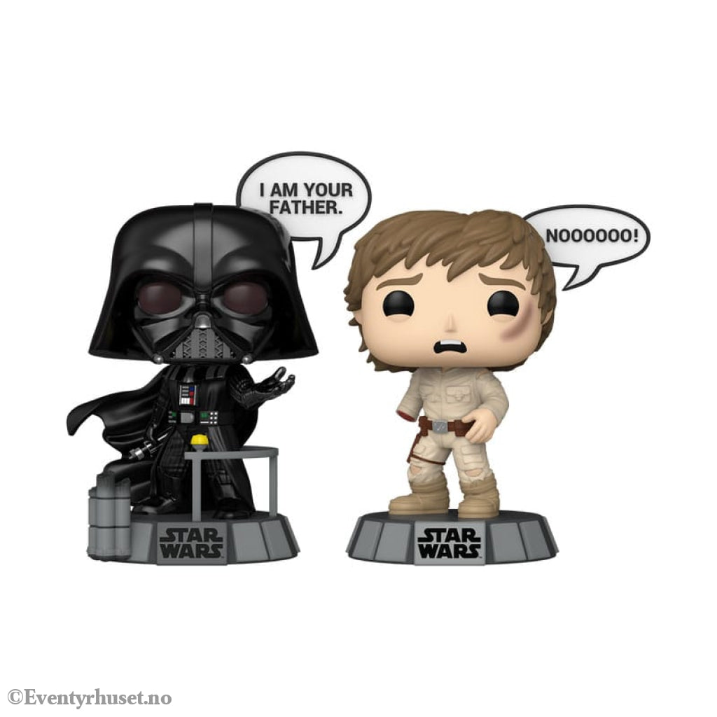 Star Wars: Sayings POP! Vinyl Figures 2-Pack Vader & Luke 9 cm Collectibles