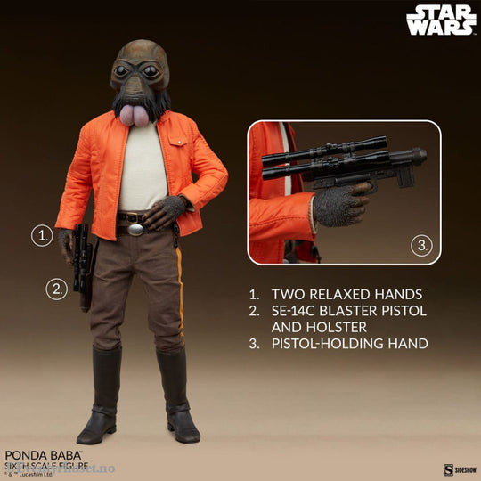 Star Wars Scum & Villainy Action Figure 1/6 Ponda Baba 30 cm Toys
