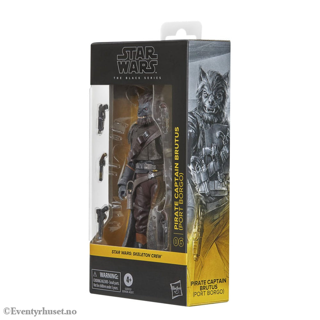 Star Wars: Skeleton Crew Black Series Action Figure Pirate Capitaine Brutus (Port Borgo) 15 cm Toys