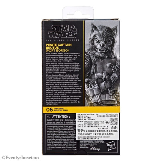 Star Wars: Skeleton Crew Black Series Action Figure Pirate Capitaine Brutus (Port Borgo) 15 cm Toys