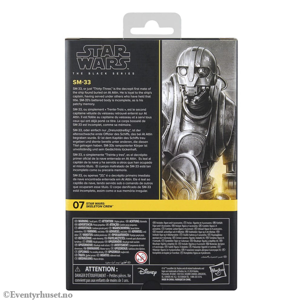Star Wars: Skeleton Crew Black Series Action Figure SM-33 15 cm Toys