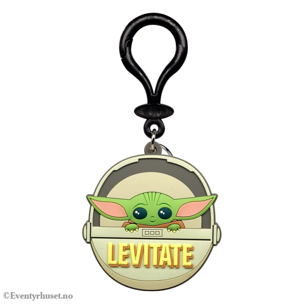 Star Wars Soft Touch PVC Bag Clip Baby Yoda Levitate Fashion & Accessories