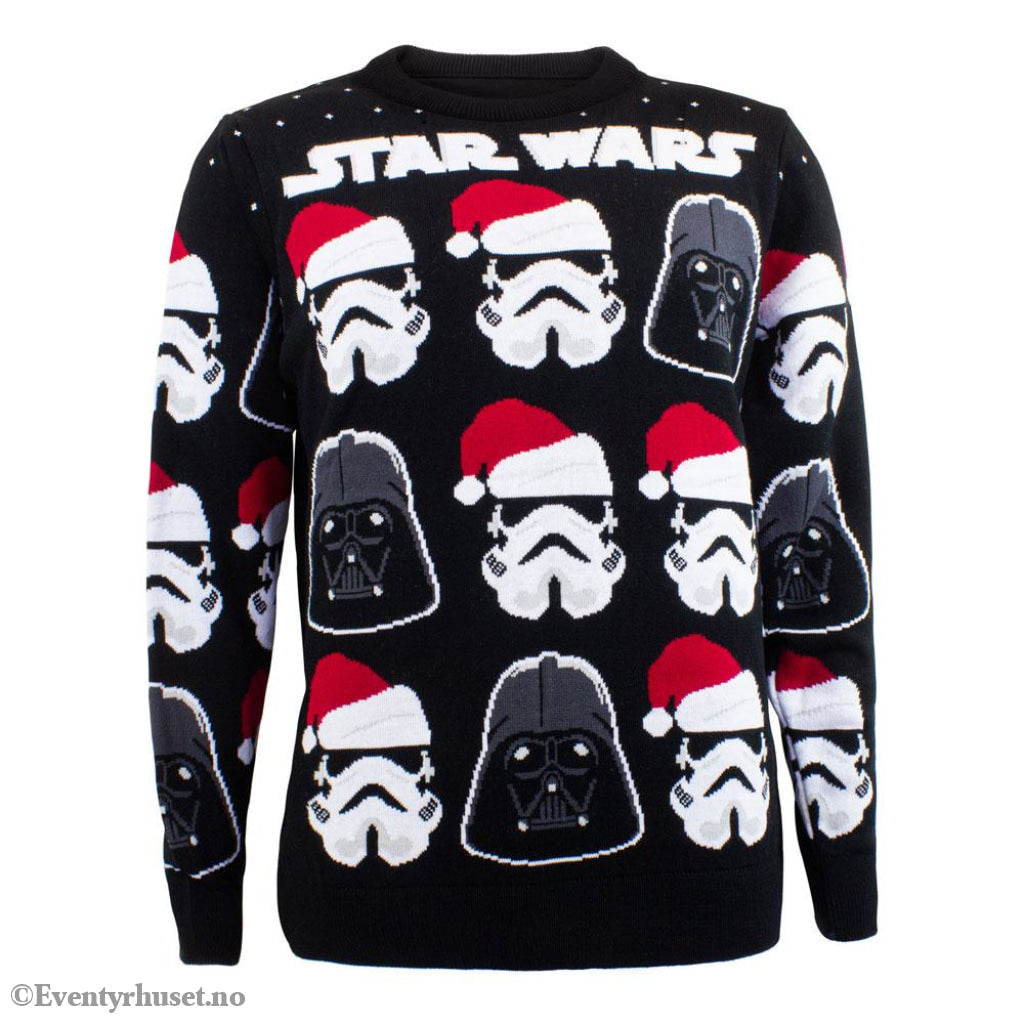 Star Wars Sweatshirt Christmas Jumper Darth Vader / Stormtrooper Size XL Fashion & Accessories