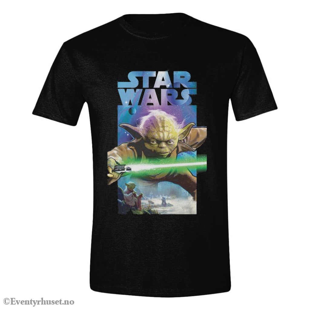 Star Wars T-Shirt Yoda Poster Size M Fashion & Accessories