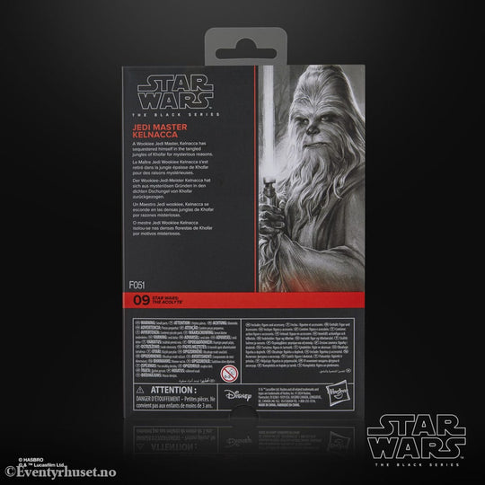Star Wars: The Acolyte Black Series Action Figure Jedi Master Kelnacca 15 cm Toys