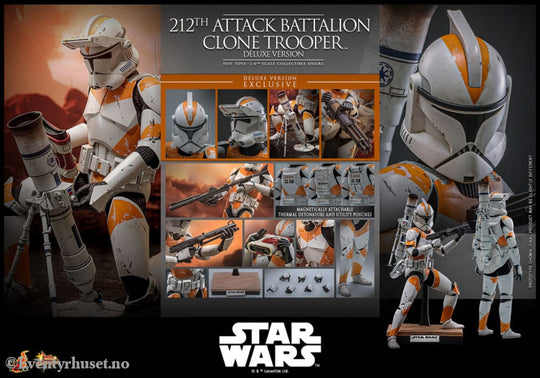 Star Wars: The Clone Wars Action Figure 1/6 212th Attack Battalion Clone Trooper Deluxe Version 30 cm Toys