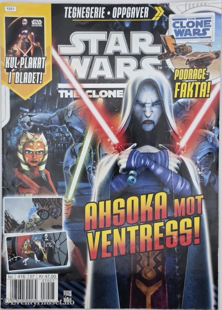 Star Wars: The Clone Wars – Ahsoka mot Ventress! . Aktivitetshefte.