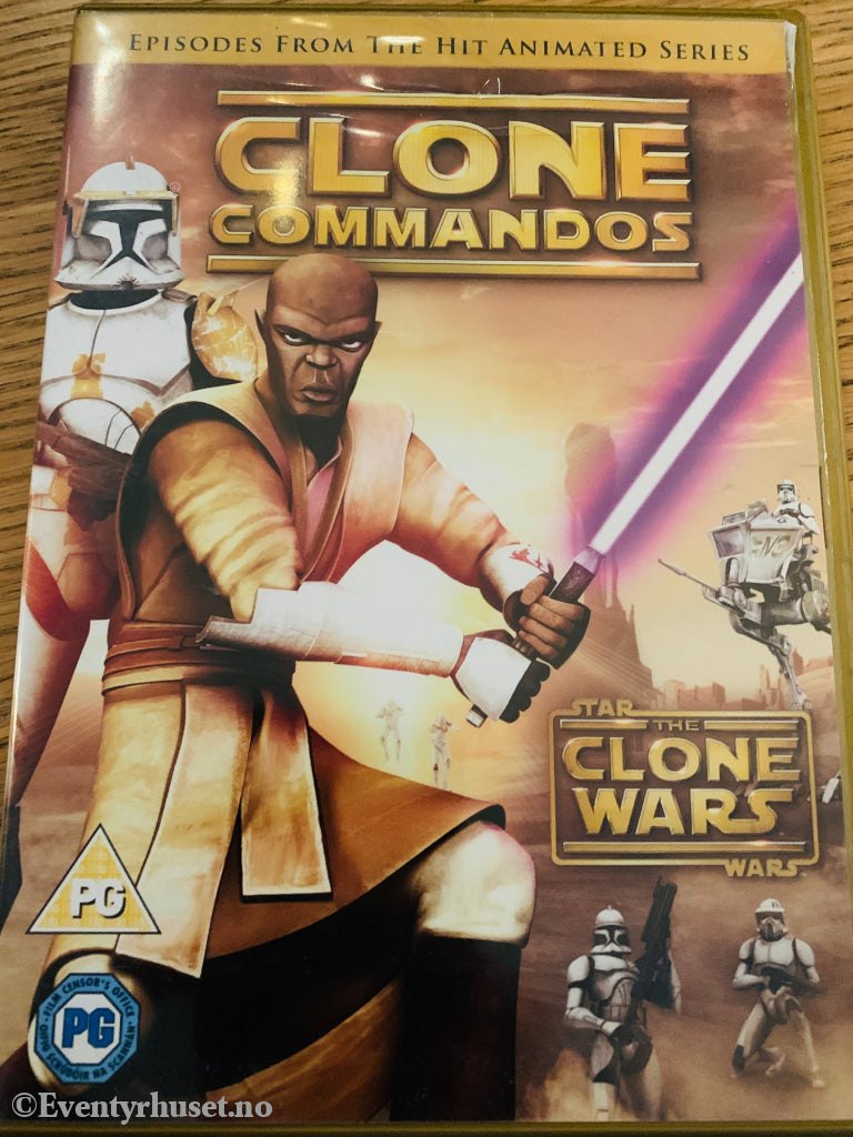 Star Wars: The Clone Wars – Clone Commandos (2008). DVD.