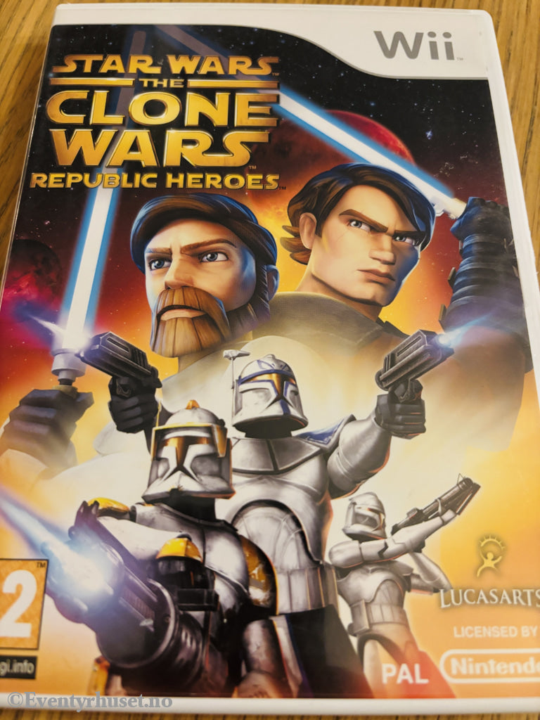 Star Wars The Clone Wars: Republic Heroes . Nintendo Wii.