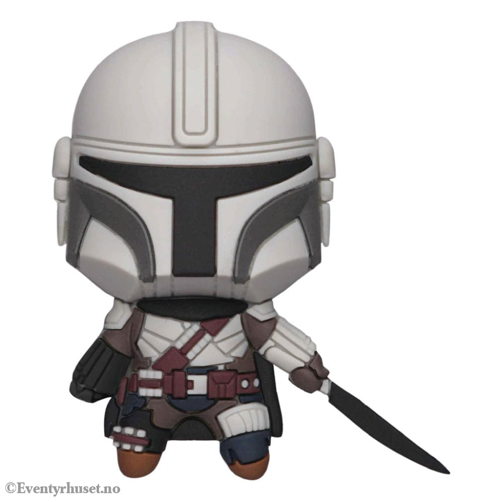 Star Wars The Mandalorian 3D Magnet Mando with Darksaber Home & Gifts