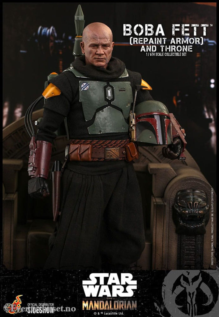 Star Wars: The Mandalorian Action Figure 1/6 Boba Fett Repaint Armor and Throne Special Edition 30 cm Toys