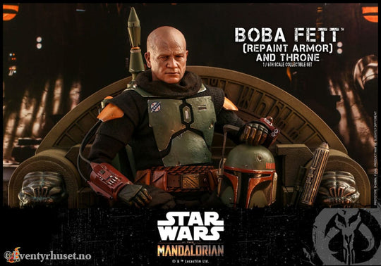 Star Wars: The Mandalorian Action Figure 1/6 Boba Fett Repaint Armor and Throne Special Edition 30 cm Toys