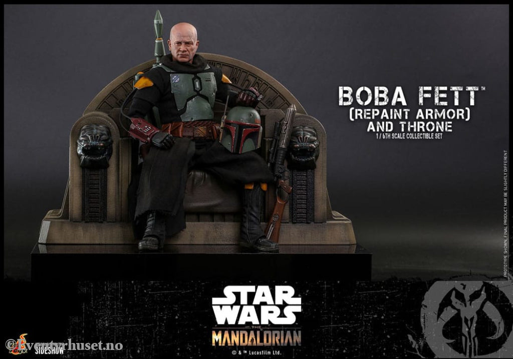 Star Wars: The Mandalorian Action Figure 1/6 Boba Fett Repaint Armor and Throne Special Edition 30 cm Toys
