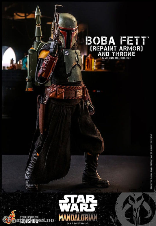 Star Wars: The Mandalorian Action Figure 1/6 Boba Fett Repaint Armor and Throne Special Edition 30 cm Toys