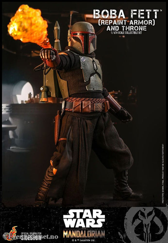 Star Wars: The Mandalorian Action Figure 1/6 Boba Fett Repaint Armor and Throne Special Edition 30 cm Toys