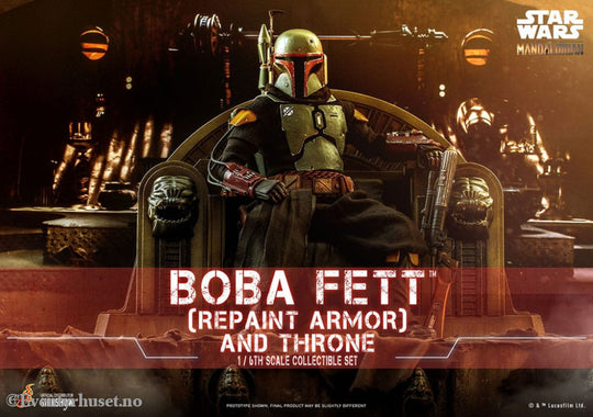 Star Wars: The Mandalorian Action Figure 1/6 Boba Fett Repaint Armor and Throne Special Edition 30 cm Toys