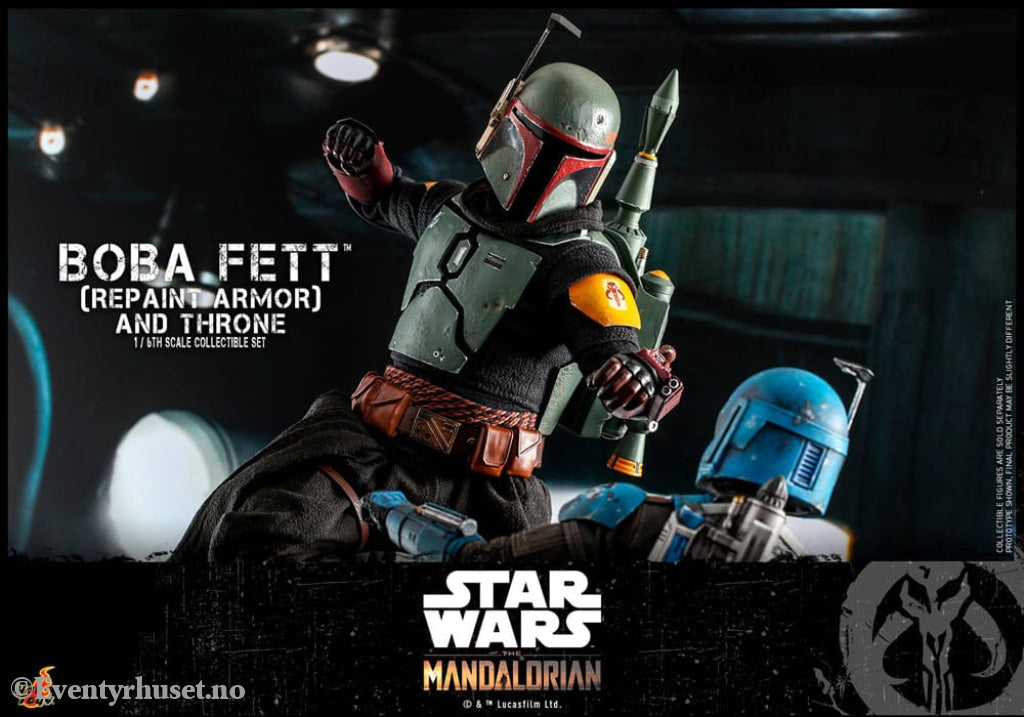 Star Wars: The Mandalorian Action Figure 1/6 Boba Fett Repaint Armor and Throne Special Edition 30 cm Toys