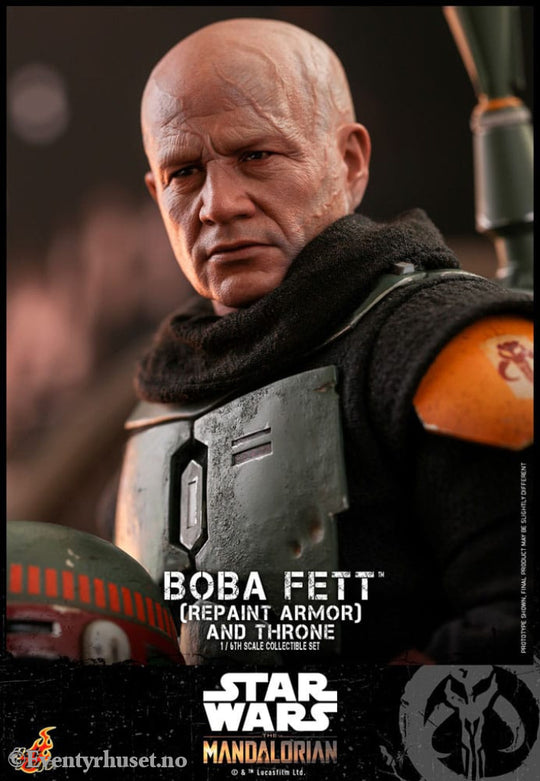 Star Wars: The Mandalorian Action Figure 1/6 Boba Fett Repaint Armor and Throne Special Edition 30 cm Toys