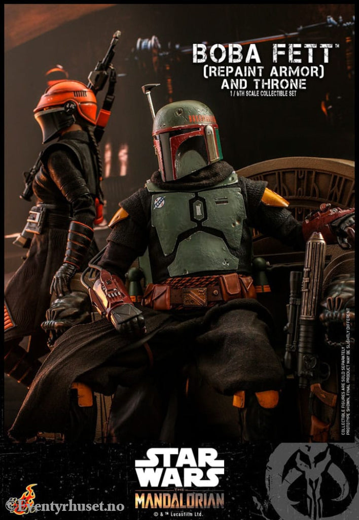 Star Wars: The Mandalorian Action Figure 1/6 Boba Fett Repaint Armor and Throne Special Edition 30 cm Toys