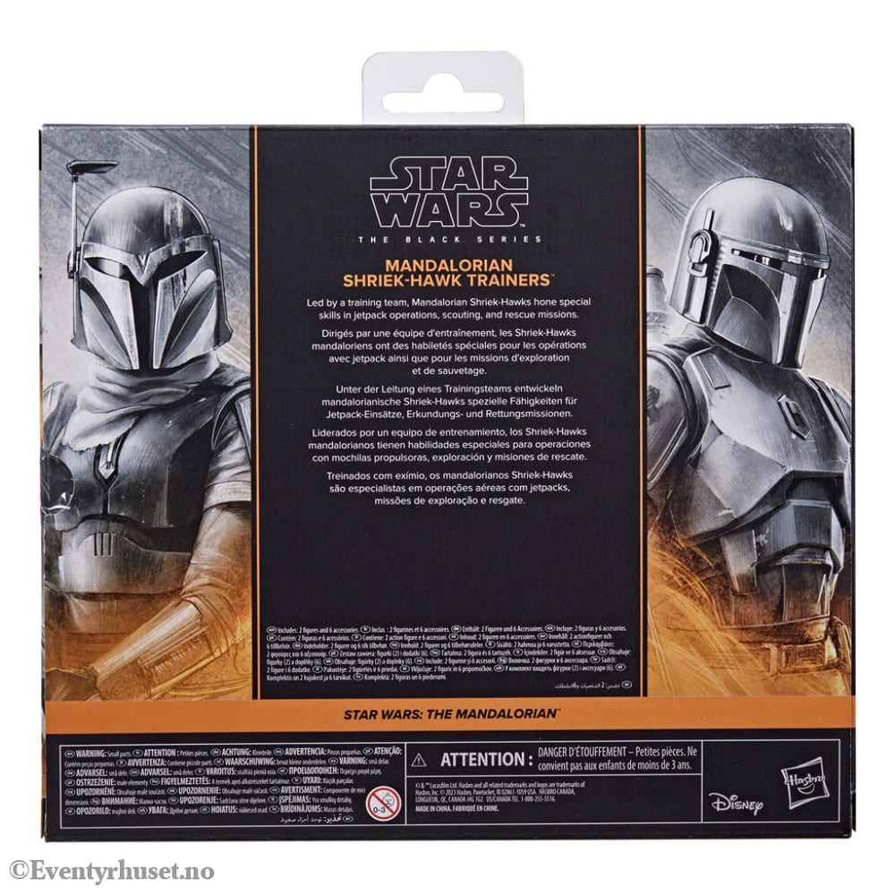 Star Wars: The Mandalorian Black Series Action Figure 2-Pack Mandalorian Shriek-Hawk Trainers 15 cm Toys