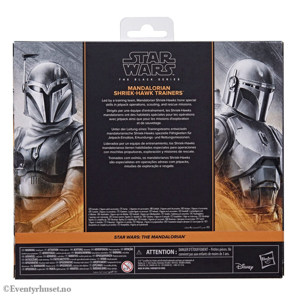 Star Wars: The Mandalorian Black Series Action Figure 2-Pack Mandalorian Shriek-Hawk Trainers 15 cm Toys