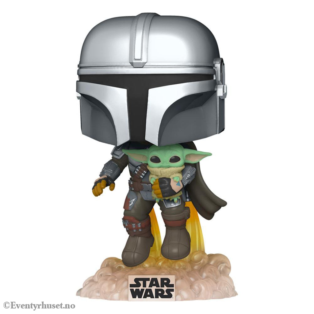 Star Wars The Mandalorian POP! TV Vinyl Figure Mando Flying w/ Jet Pack 9 cm Collectibles