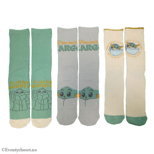 Star Wars The Mandalorian Socks 3-Pack Grogu L-XL Fashion & Accessories