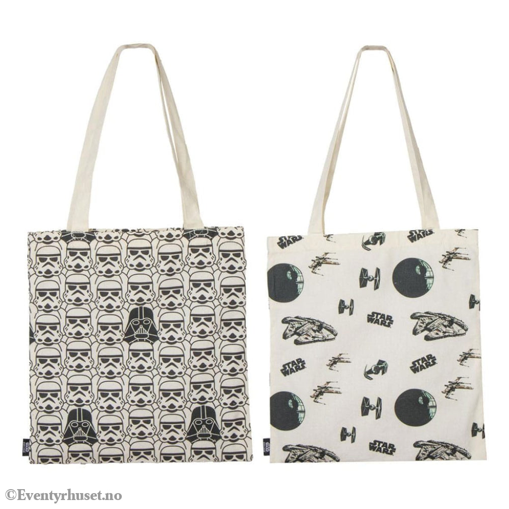 Star Wars Tote Bag Space Ships & Stormtrooper Fashion & Accessories