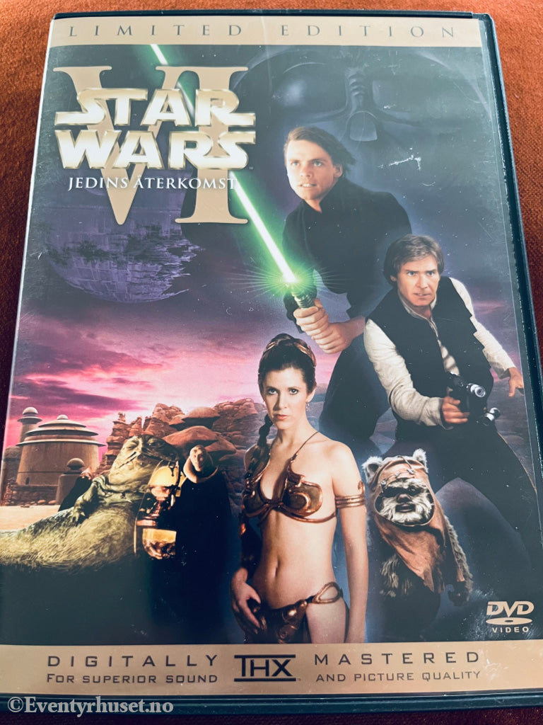 Star Wars Vi - Return Of The Jedi. Dvd. Svensk Utgave. Dvd