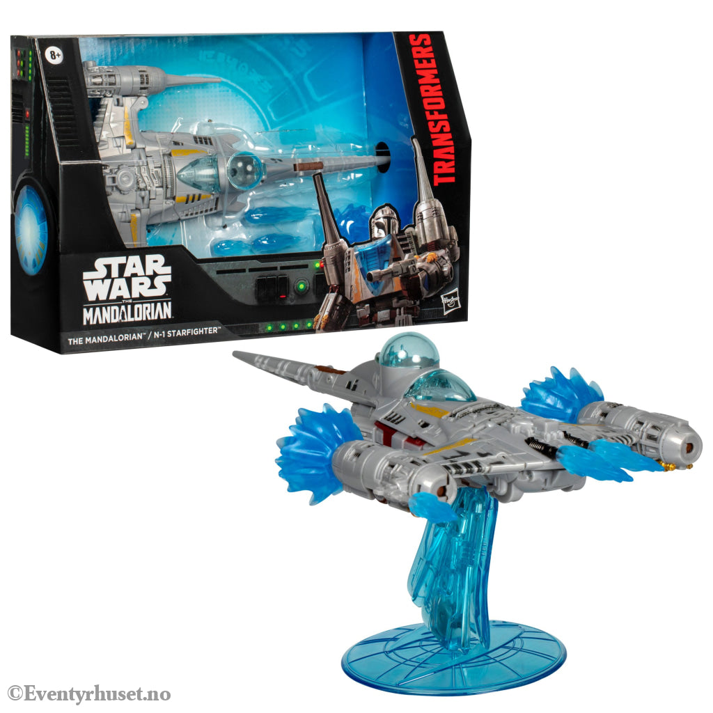 Star Wars x Transformers Action Figure The Mandalorian / N-1 Starfighter 19 cm. Mint In Sealed Box (MISB)! Actionfigur