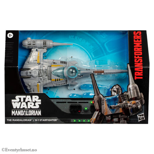 Star Wars x Transformers Action Figure The Mandalorian / N-1 Starfighter 19 cm. Mint In Sealed Box (MISB)! Actionfigur